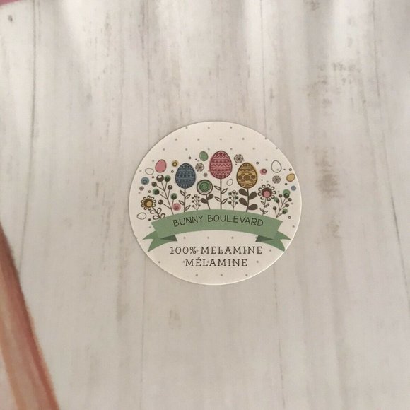 Rabbit Melamine Large Plate Tray Easter Spring - Picture 5 of 9